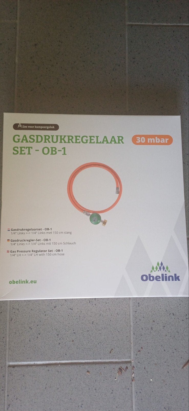 Gasdrukregelaar compleet., Ophalen of Verzenden, Nieuw
