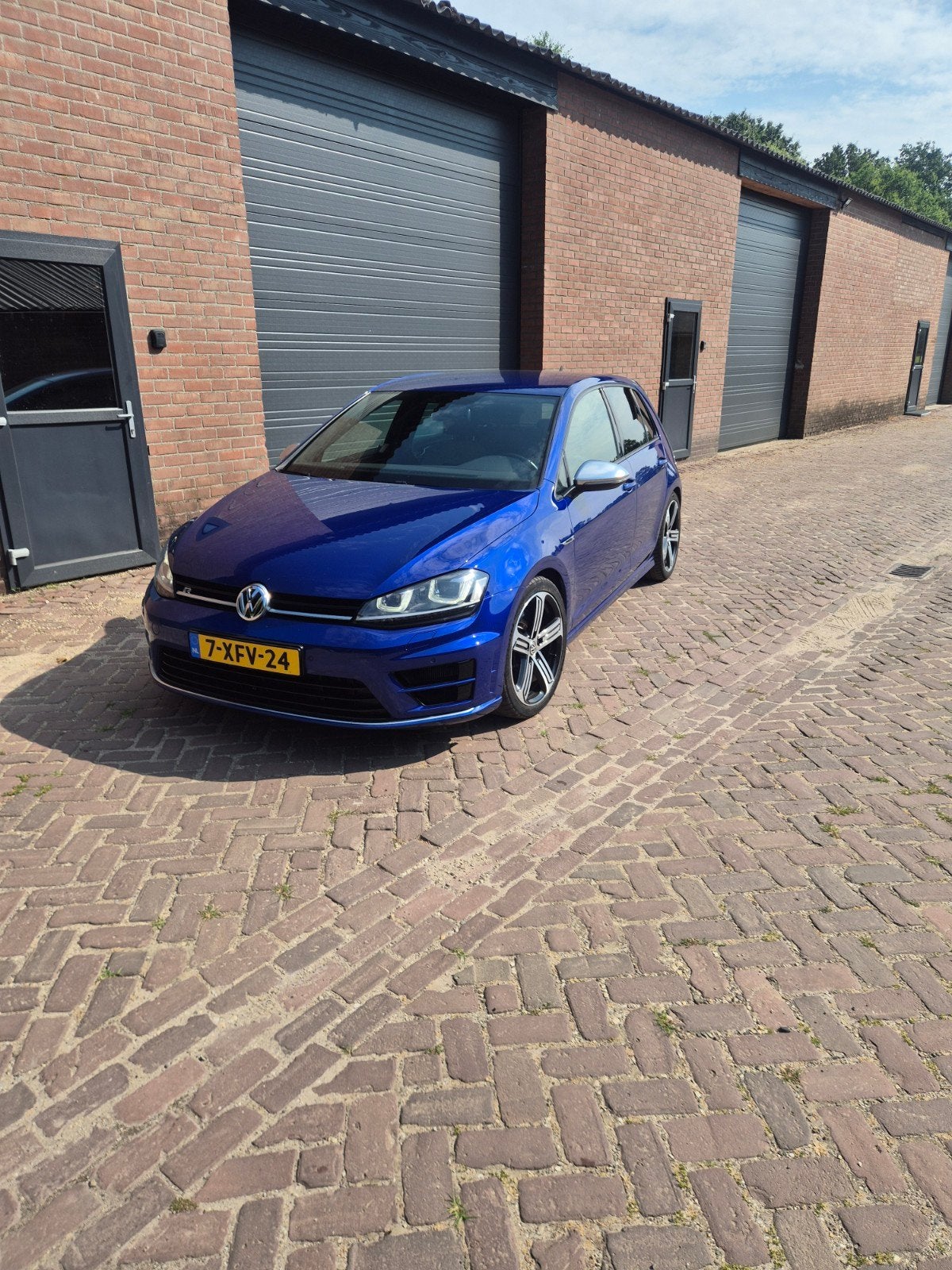 Volkswagen Golf 2.0 TSI R lapiz blue 5D 4MOTION DSG, Automaat, 4 cilinders, Blauw, Alcantara