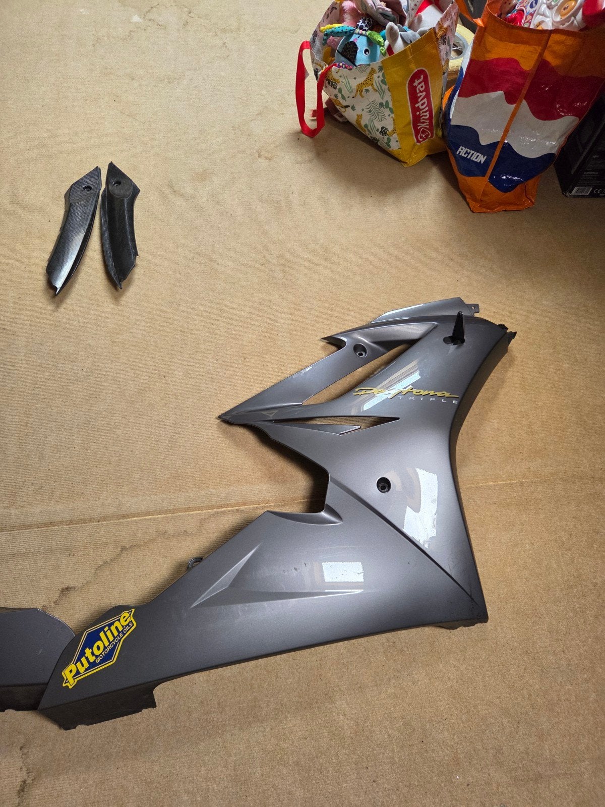 Zijkuip delen Triumph daytona 675 2006/2008, Ophalen, Gebruikt