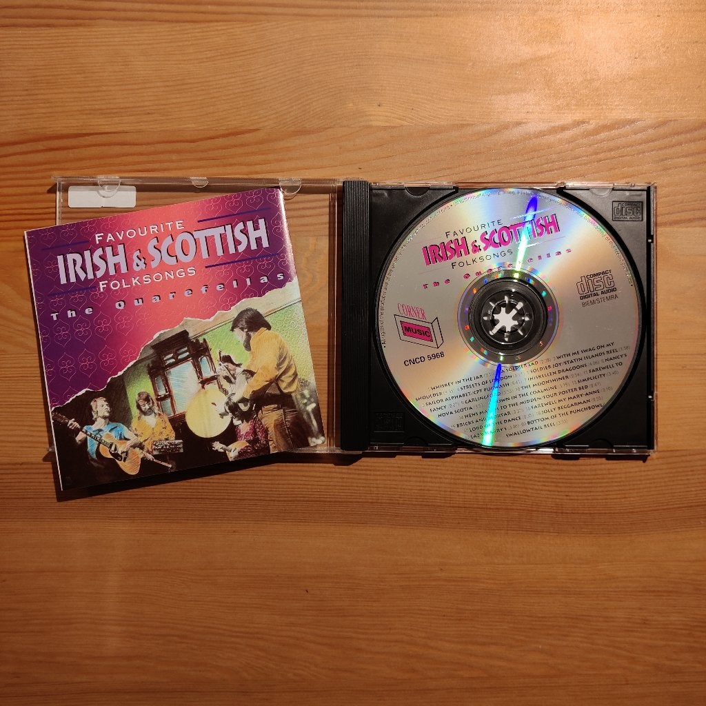 The Quarefellas // Favourite Irish & Scottish Folksongs - CD, Gebruikt, Inclusief doosje, Album, Keltisch
