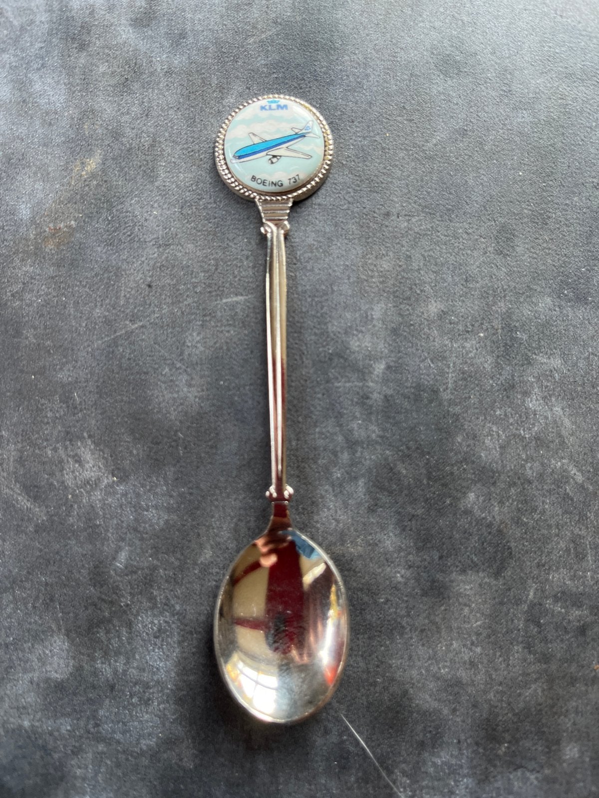 KLM Boeing 737 Souvenir Lepel, Ophalen of Verzenden, Gebruikt