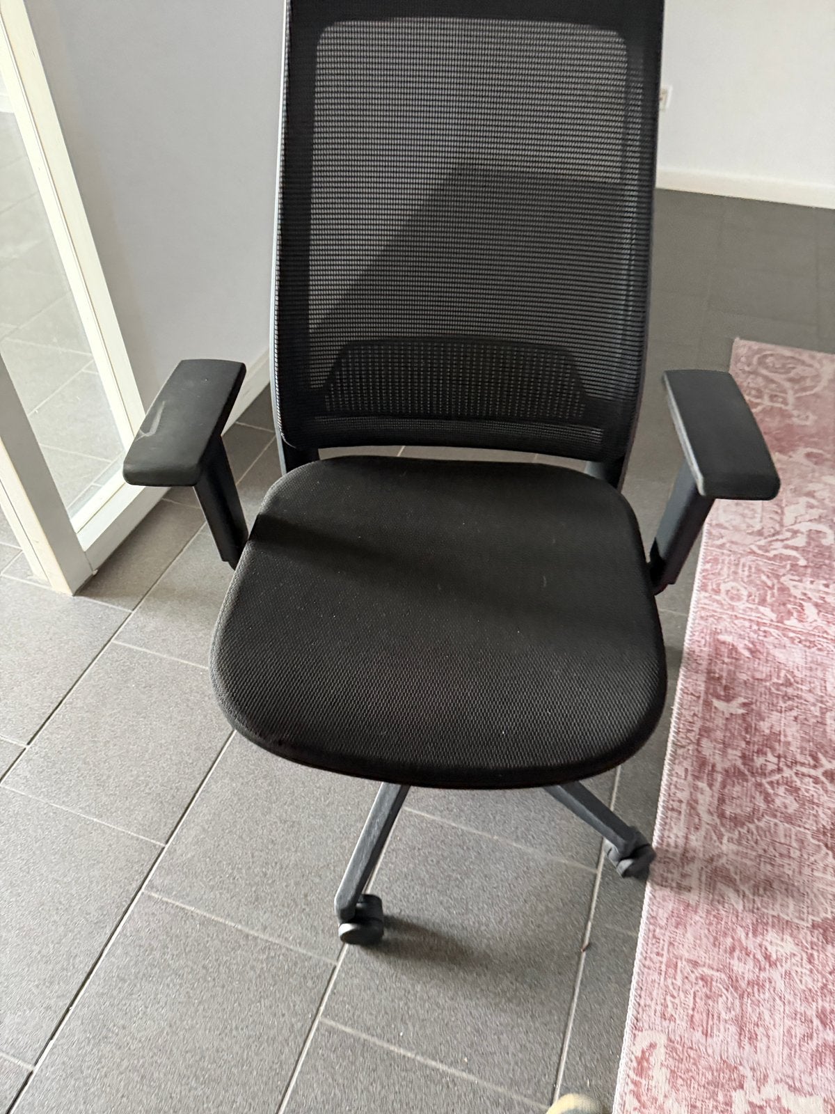 Bureaustoel, ergonomisch, Gebruikt, ., Zwart, Ophalen of Verzenden