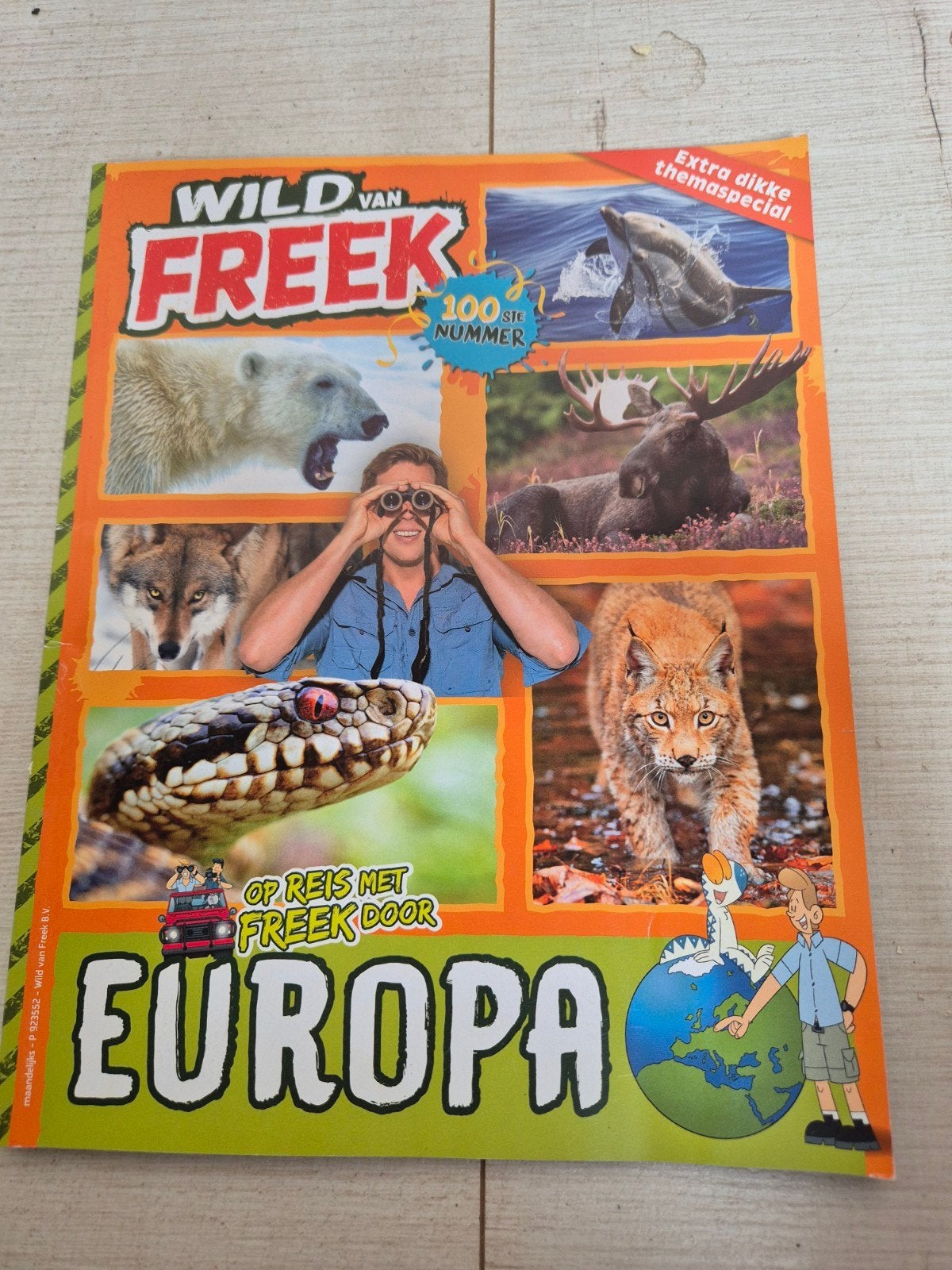 Extra Dikke Themaspecial: Wild van Freek EUROPA., Ophalen, Zo goed als nieuw, Wetenschap en Natuur
