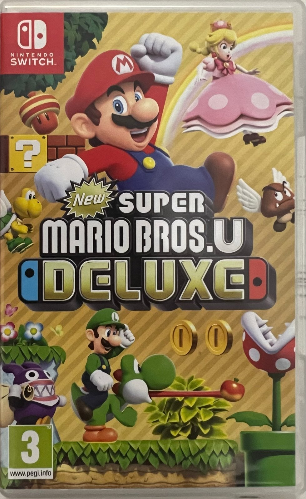 New Super Mario Bros. U Deluxe - Nintendo Switch, Spelcomputers en Games, Games | Nintendo Switch, Zo goed als nieuw, Platform