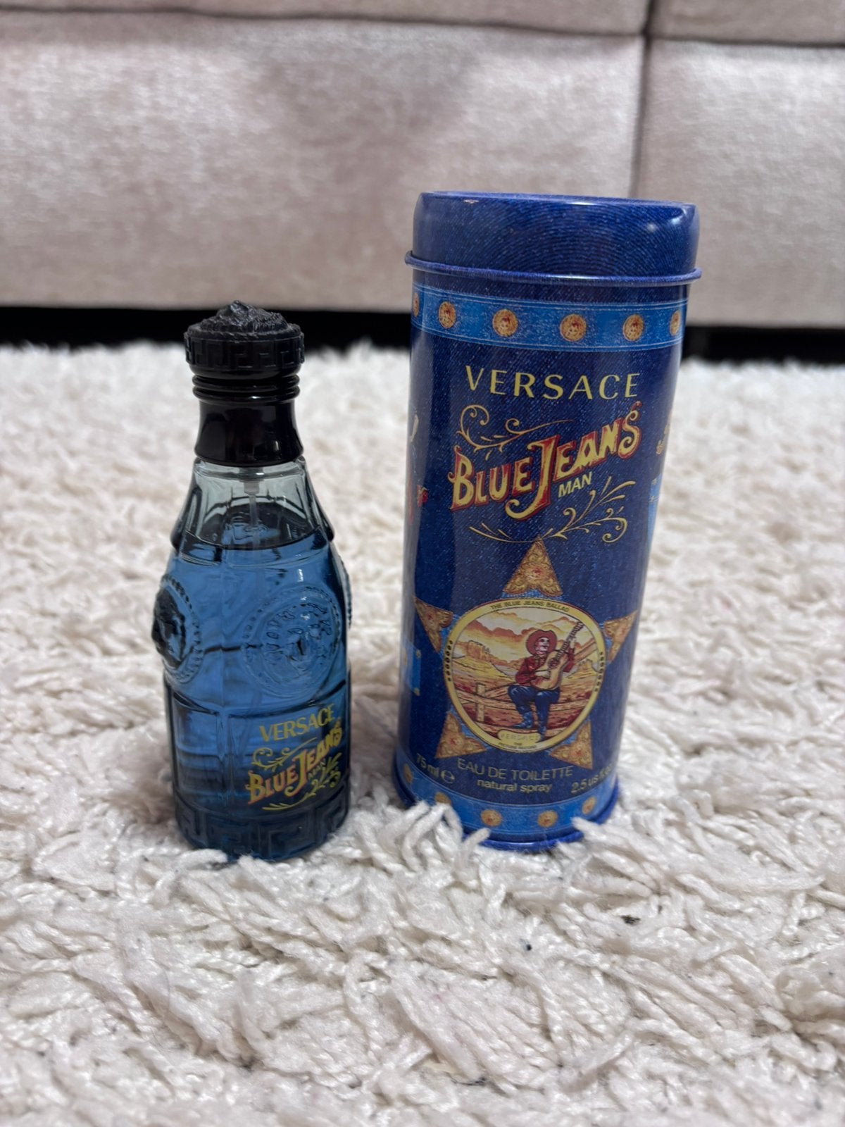Versace - blue jeans - parfum - nieuw - 75ML, Ophalen of Verzenden, Nieuw, Parfumfles, Gevuld