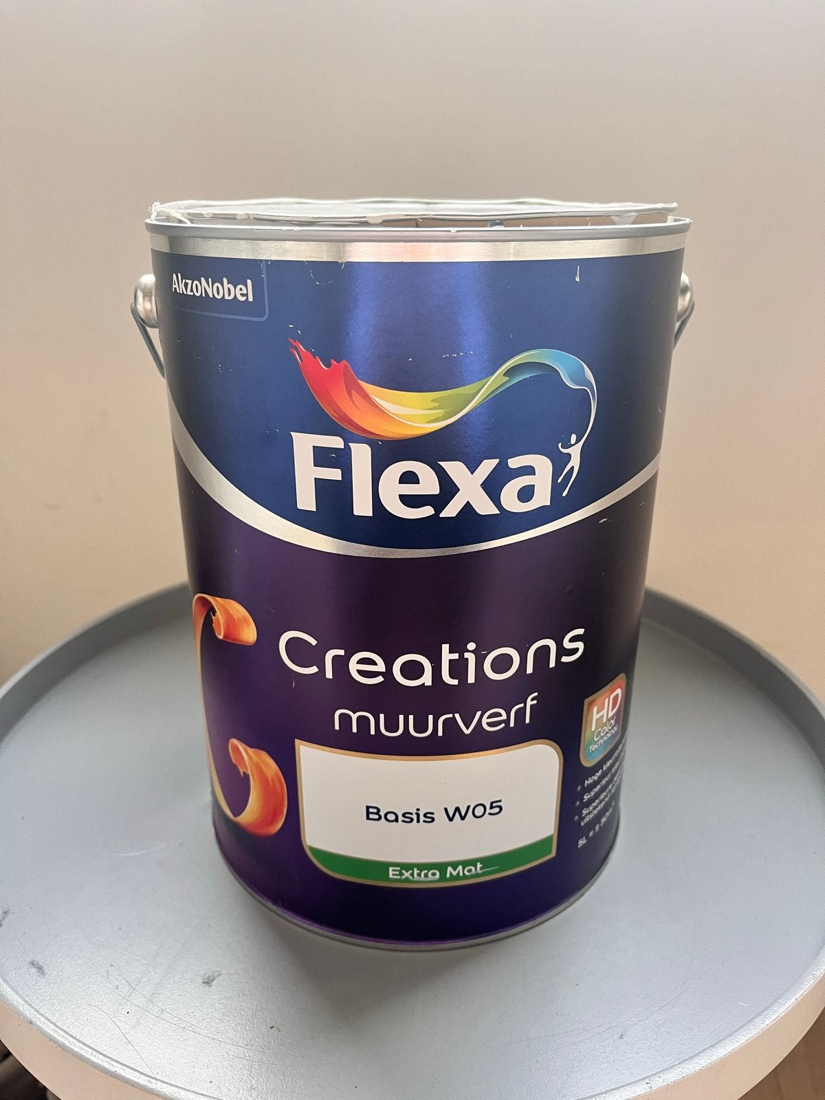 Flexa Creations Muurverf Sandy Beach (ca. 2,5 liter), Doe-het-zelf en Verbouw, Ophalen, Gebruikt, Beige, Verf