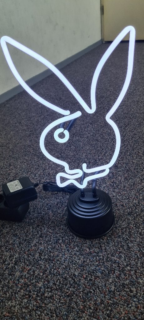 neon lamp play boy, Ophalen of Verzenden, Nieuw, Glas, Wit