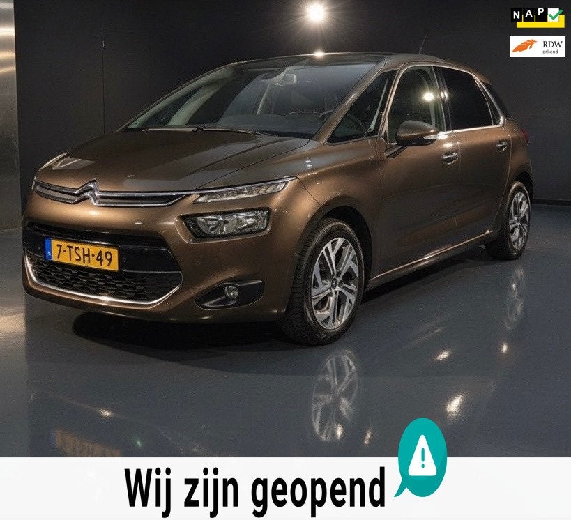 Citroen C4 Picasso 1.6 THP Intensive-airco-elek ramen-nette, Auto's, Voorwielaandrijving, Stof, Gebruikt, C4 (Grand) Picasso