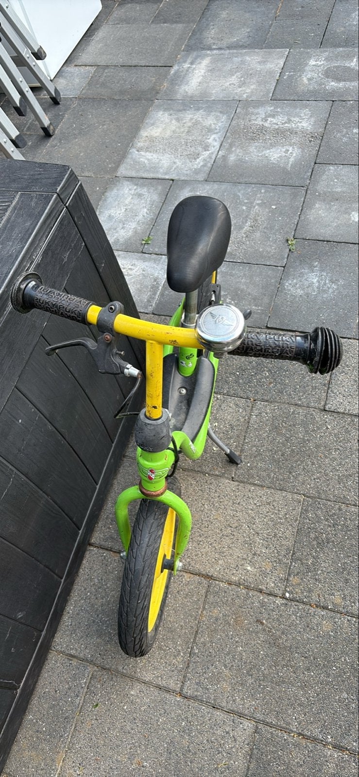 Puky loopfiets groen/geel - Ideaal voor jonge kinderen, Ophalen, Gebruikt, Velgrem, Minder dan 16 inch