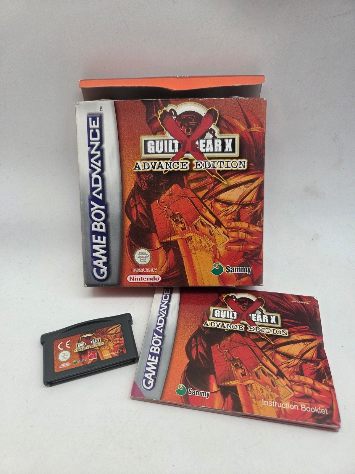 Guilty Gear X Advance Edition Game Boy Advance, Gebruikt, Vechten, 1 speler, Info@sammy.co.jp