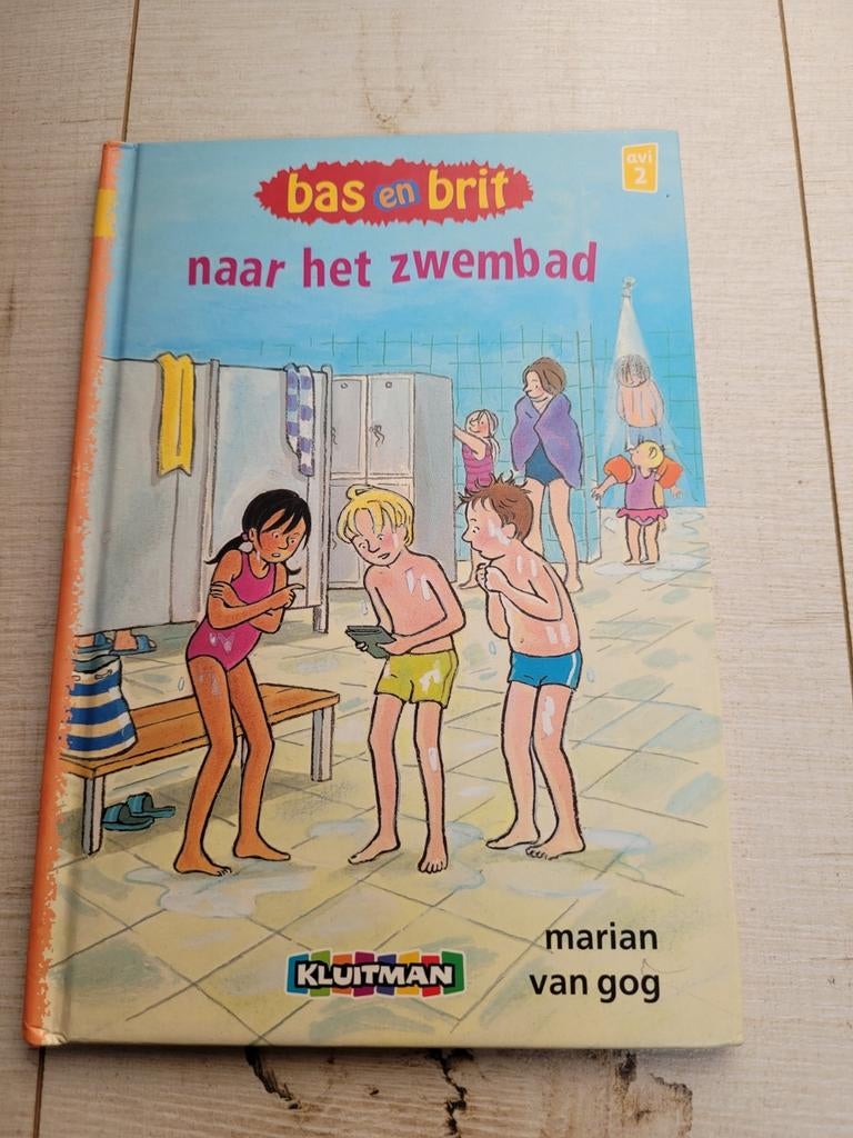 Bas & Brit gaan naar het zwembad AVI-E3 6+, Marian van Gog, Ophalen, Zo goed als nieuw, Marian van Gog