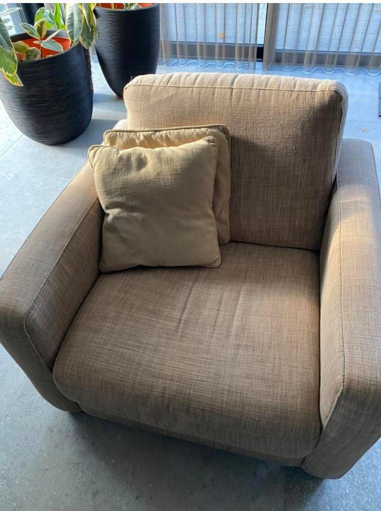 Fauteuil 4 stuks, Ophalen, Eenpersoons, 75 tot 100 cm, Zo goed als nieuw