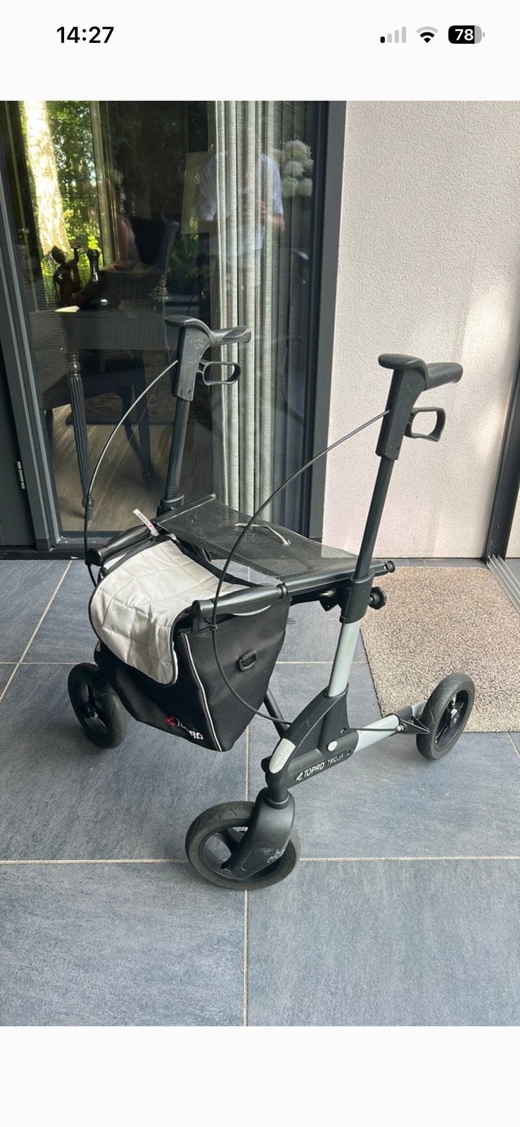 Troja topro rollator, Ophalen of Verzenden, Zo goed als nieuw
