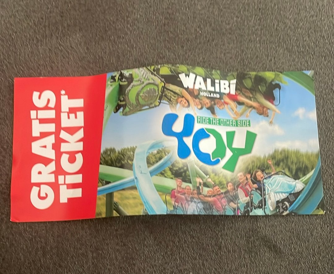 Walibi ticket, Tickets en Kaartjes, Recreatie | Pretparken en Attractieparken, Eén persoon, Ticket of Toegangskaart