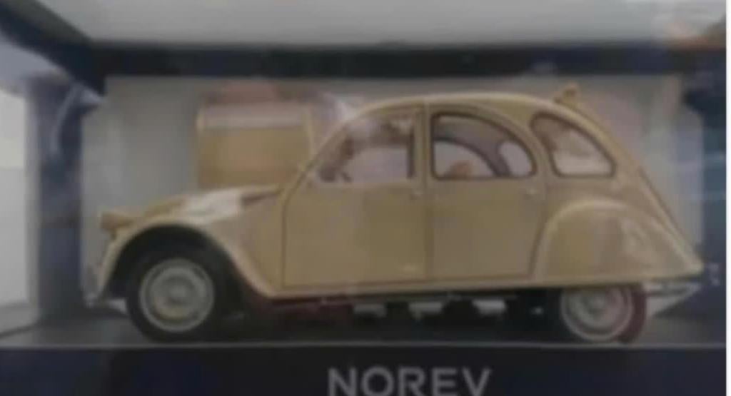 Citroen 2CV '78 Gazelle Beige 1/18 LIM. ED NOREV ref: 181489, Hobby en Vrije tijd, Modelauto's | 1:18, Verzenden, Nieuw, Norev