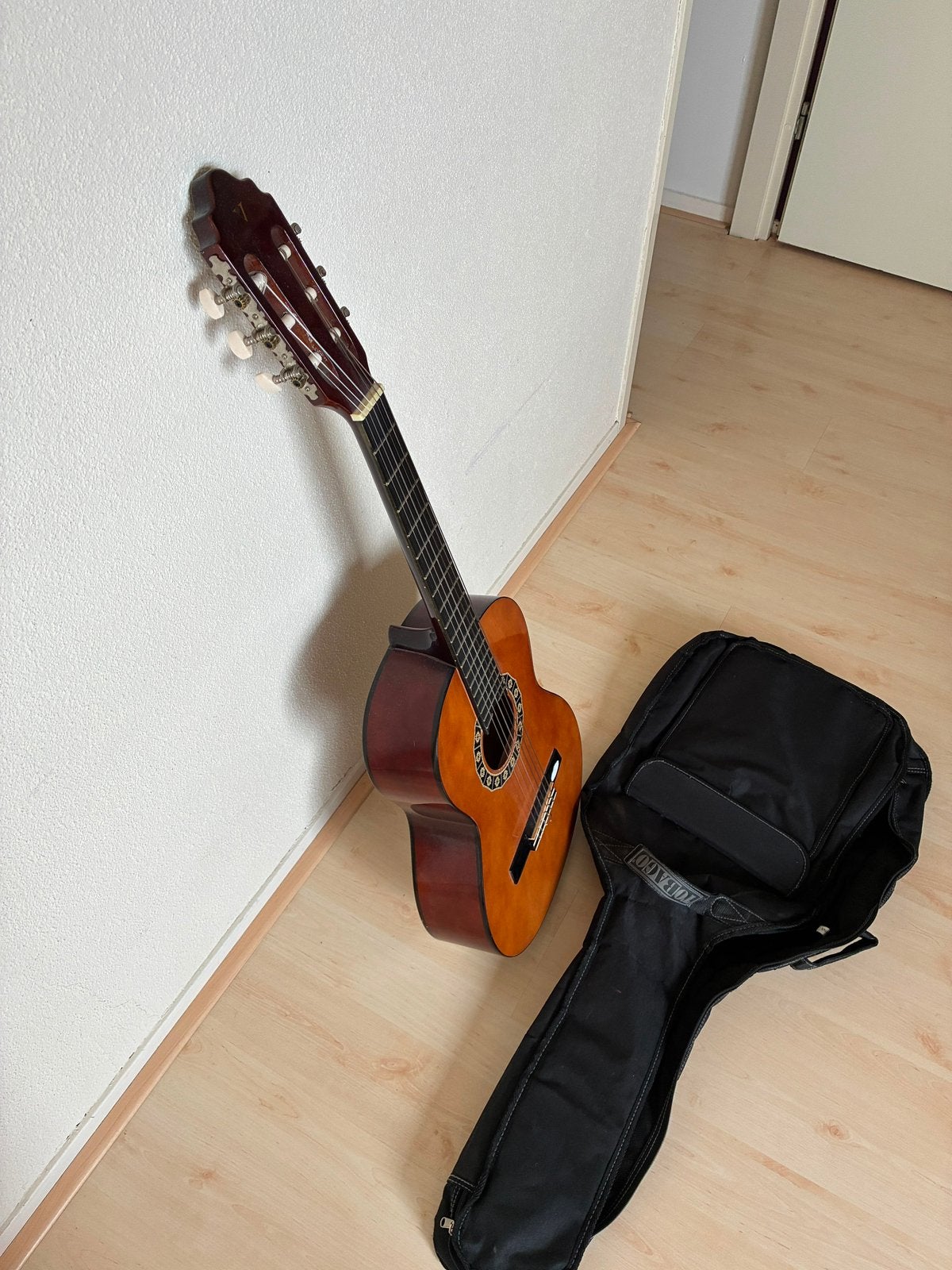 Kleine linkshandige gitaar, Ophalen, Gebruikt, Klassieke of Spaanse gitaar