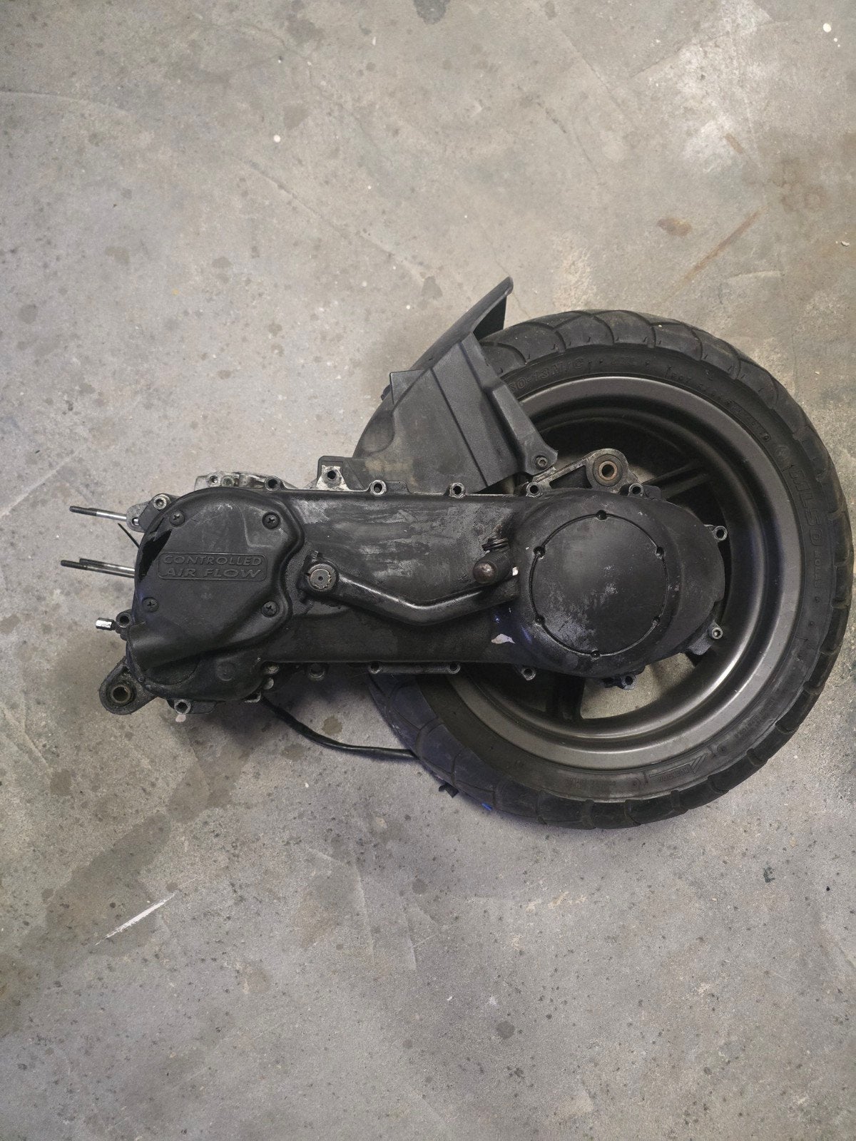 gilera runner dubbel disk blok met wiel, Ophalen of Verzenden, Blok, Piaggio