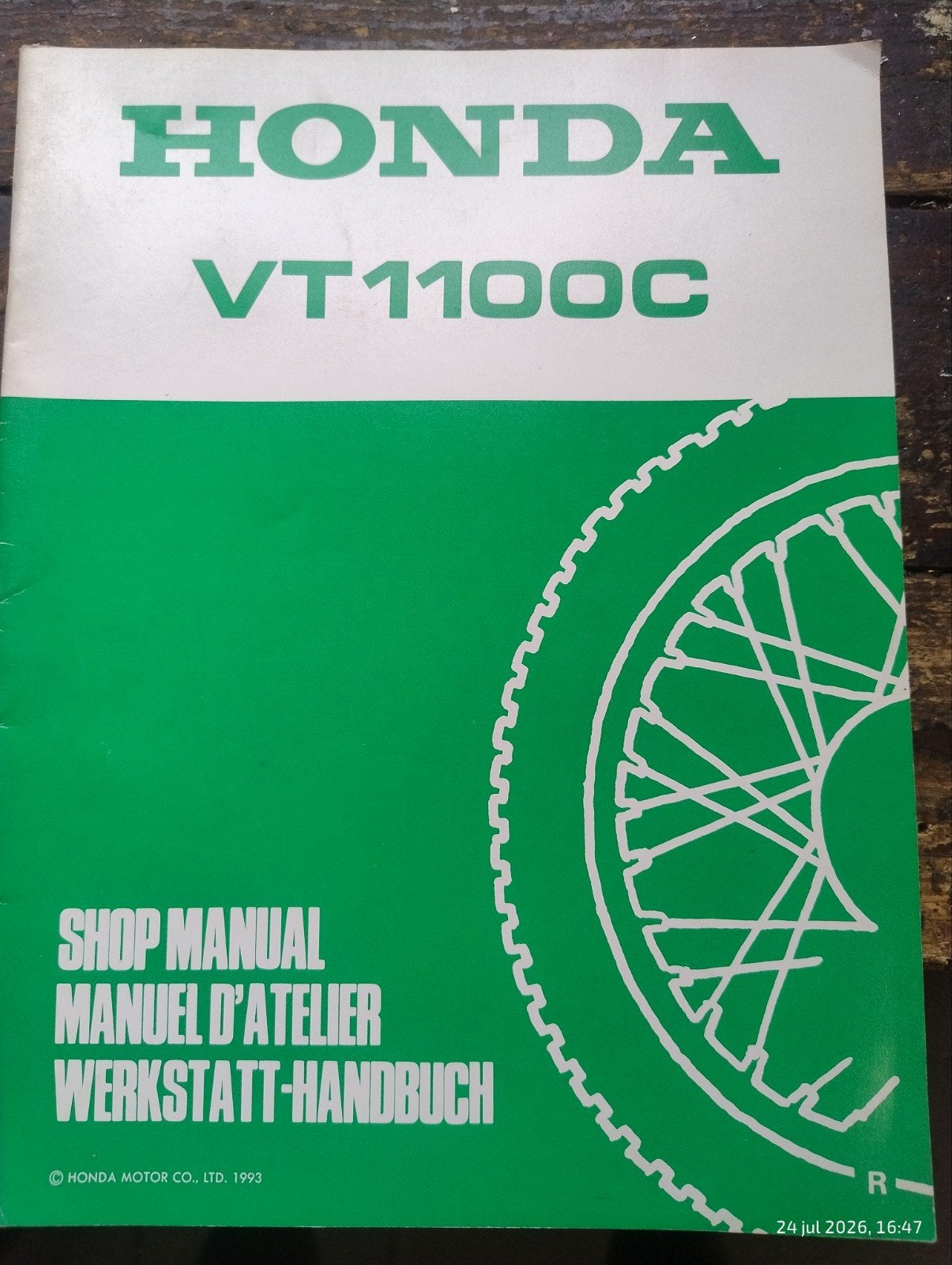Honda VT1100C 2 werkplaatshandboekjes shop Manual (1993/1994, Motoren, Handleidingen en Instructieboekjes, Verzenden, Honda