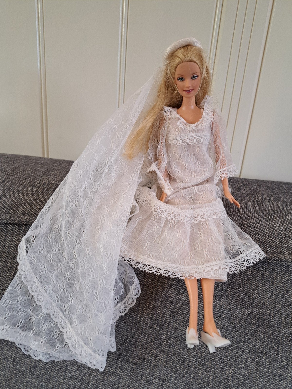 8.  Vintage Barbie Bruidspop 1999 - Mattel, Ophalen of Verzenden, Gebruikt, Fashion Doll