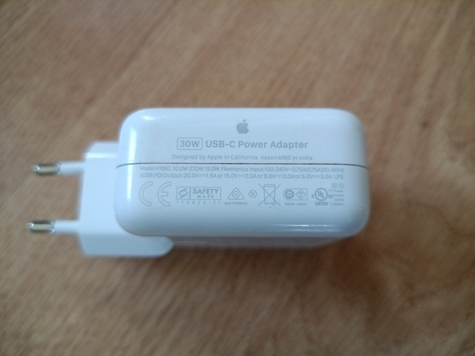 Apple 30W USB-C Power Adapter met USB-C kabel, Apple, USB-C, Adapter, Zo goed als nieuw