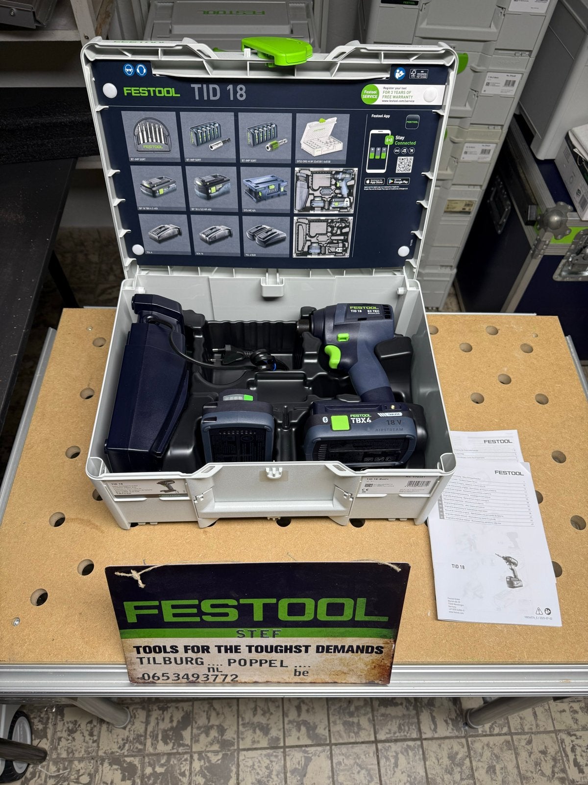 Festool TID 18 Accu Slagschroefmachine Set - Nieuwste Model, Ophalen, Nieuw, Overige typen