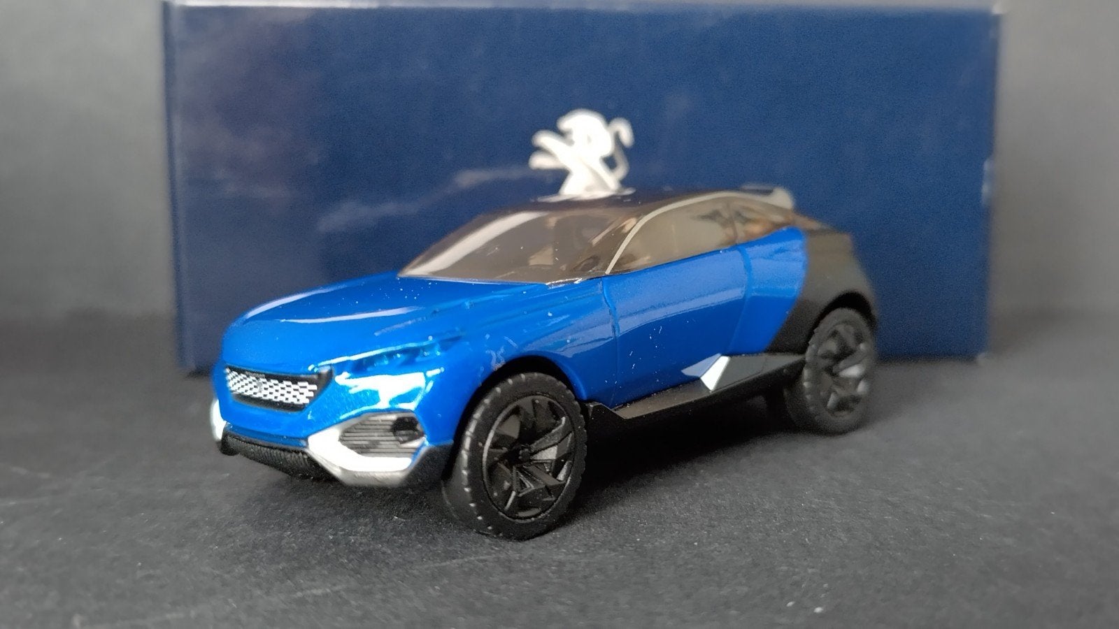 Peugeot Quartz Concept blue 1:64 3inch Norev Pol, Auto, Verzenden, ., Nieuw