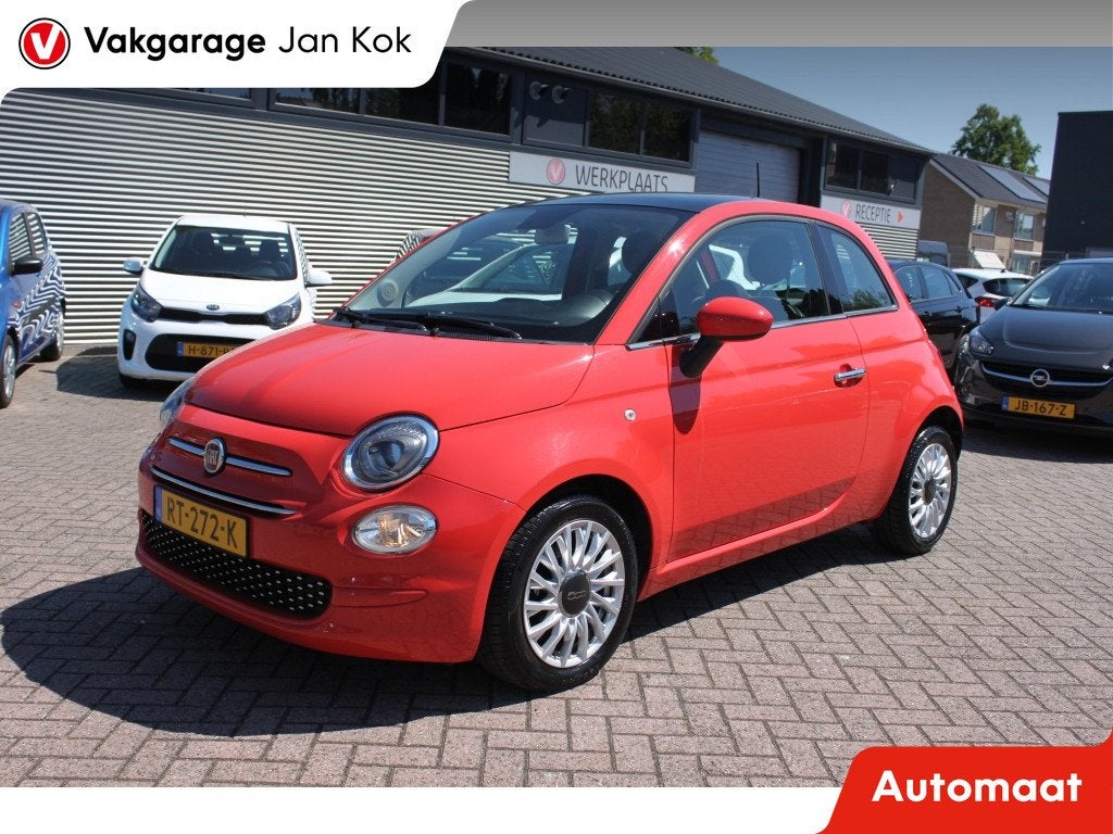 Fiat 500 0.9 TwinAir T Lounge automaat, navigatie., Origineel Nederlands, Bedrijf, 26 km/l, 915 kg