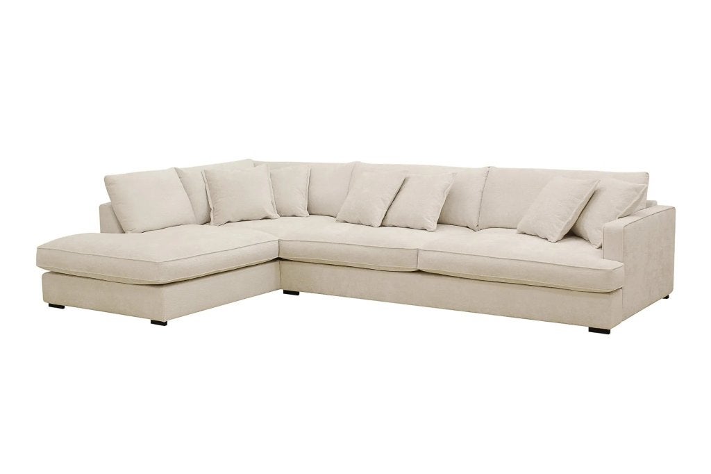 Grote L bank. Nieuw. van 3.100€ voor 1.099€ 344cm.SampleSale, Ophalen, Modern en tijdloos, Vierpersoons of meer, 300 cm of meer