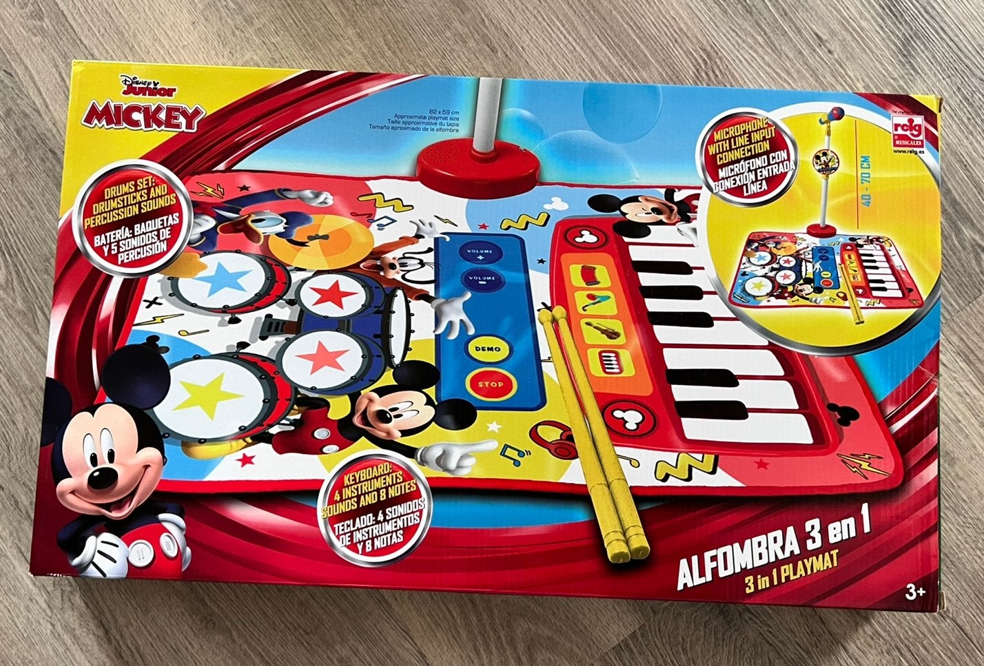 Mickey Mouse 3-1 muziek speelmat NIEUW, Ophalen of Verzenden, Nieuw