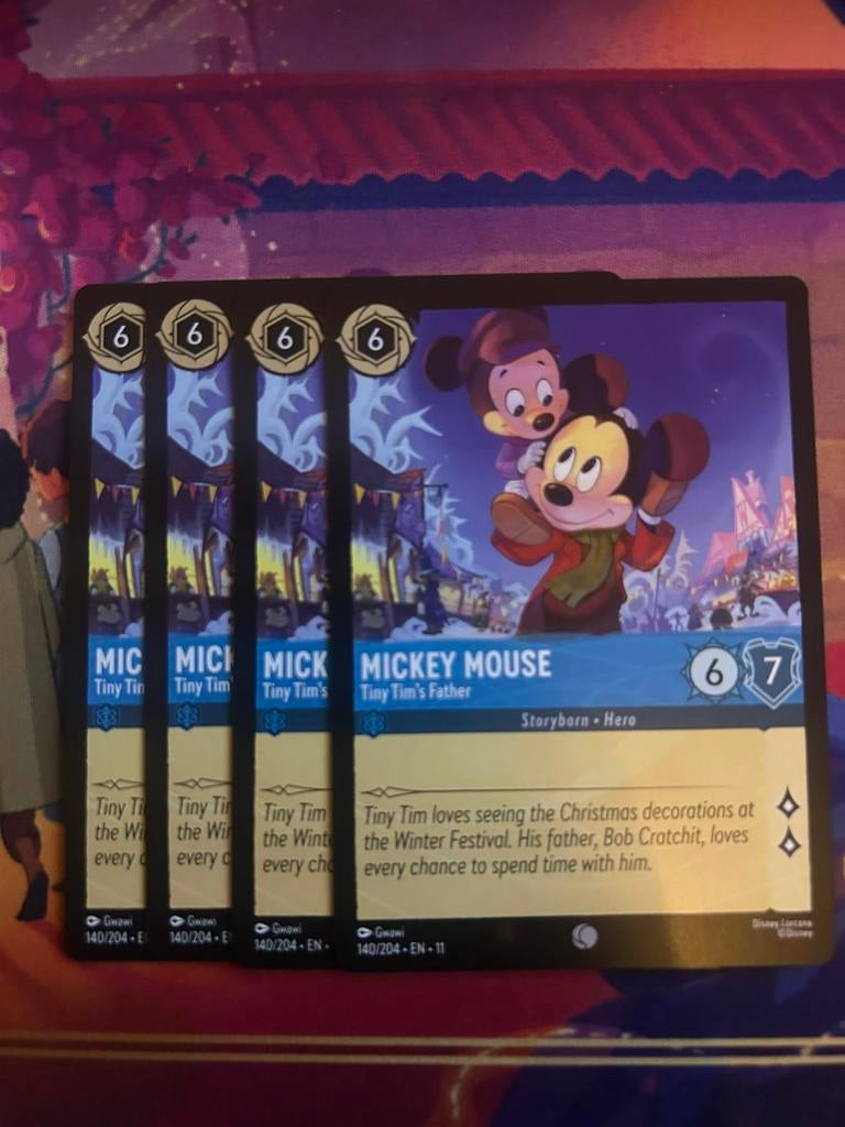 Playset mickey mouse tiny tims father, Ophalen, Nieuw