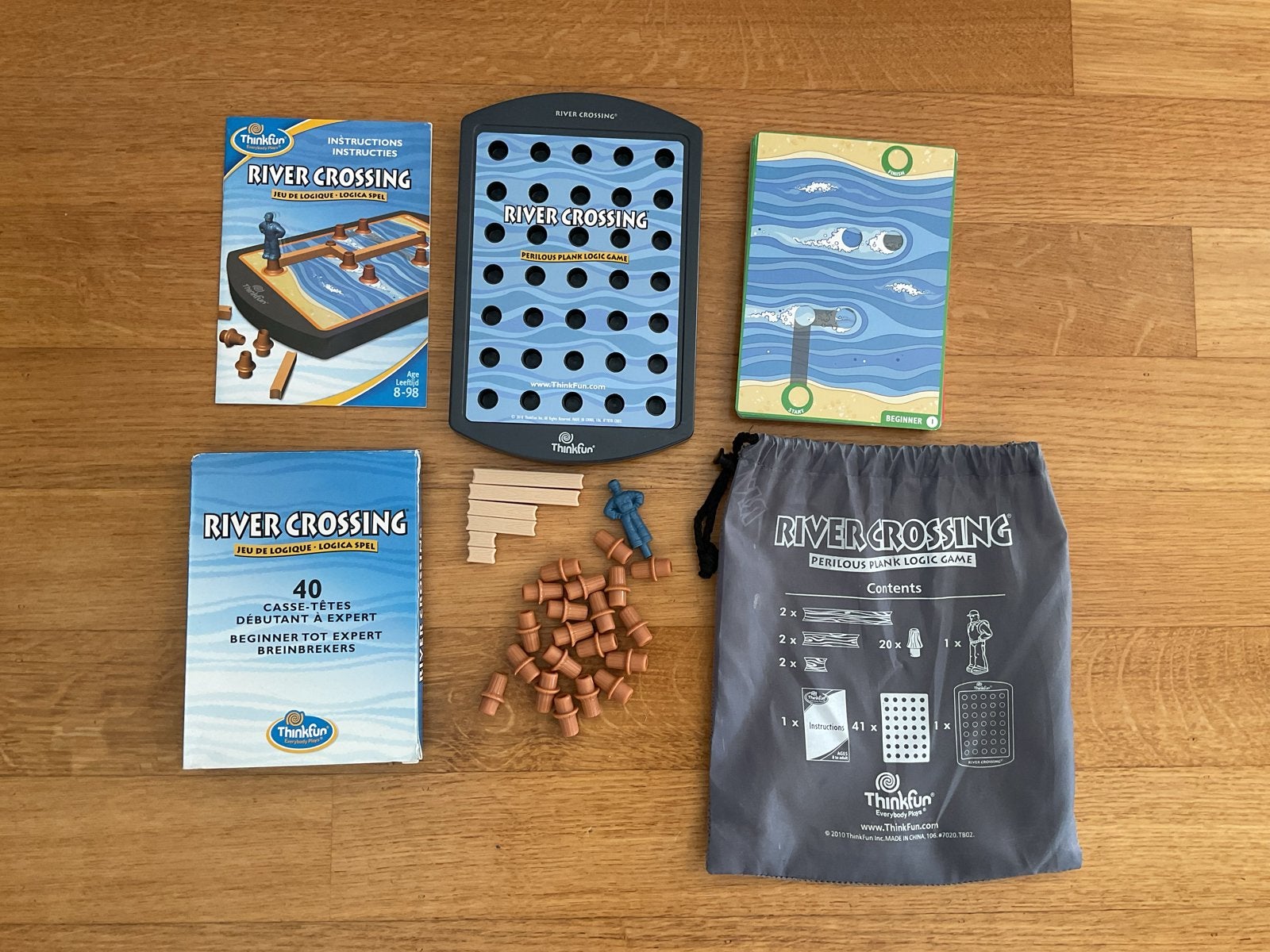 ThinkFun River Crossing. Logisch denkspel. Als nieuw., Ophalen of Verzenden, Zo goed als nieuw, Overige typen