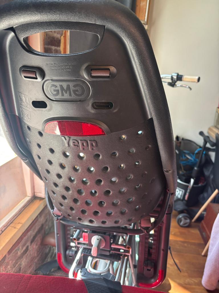 Yepp fiets zitje voor achterop, Achterzitje, 9 t/m 18 kg, Ophalen of Verzenden, Gebruikt