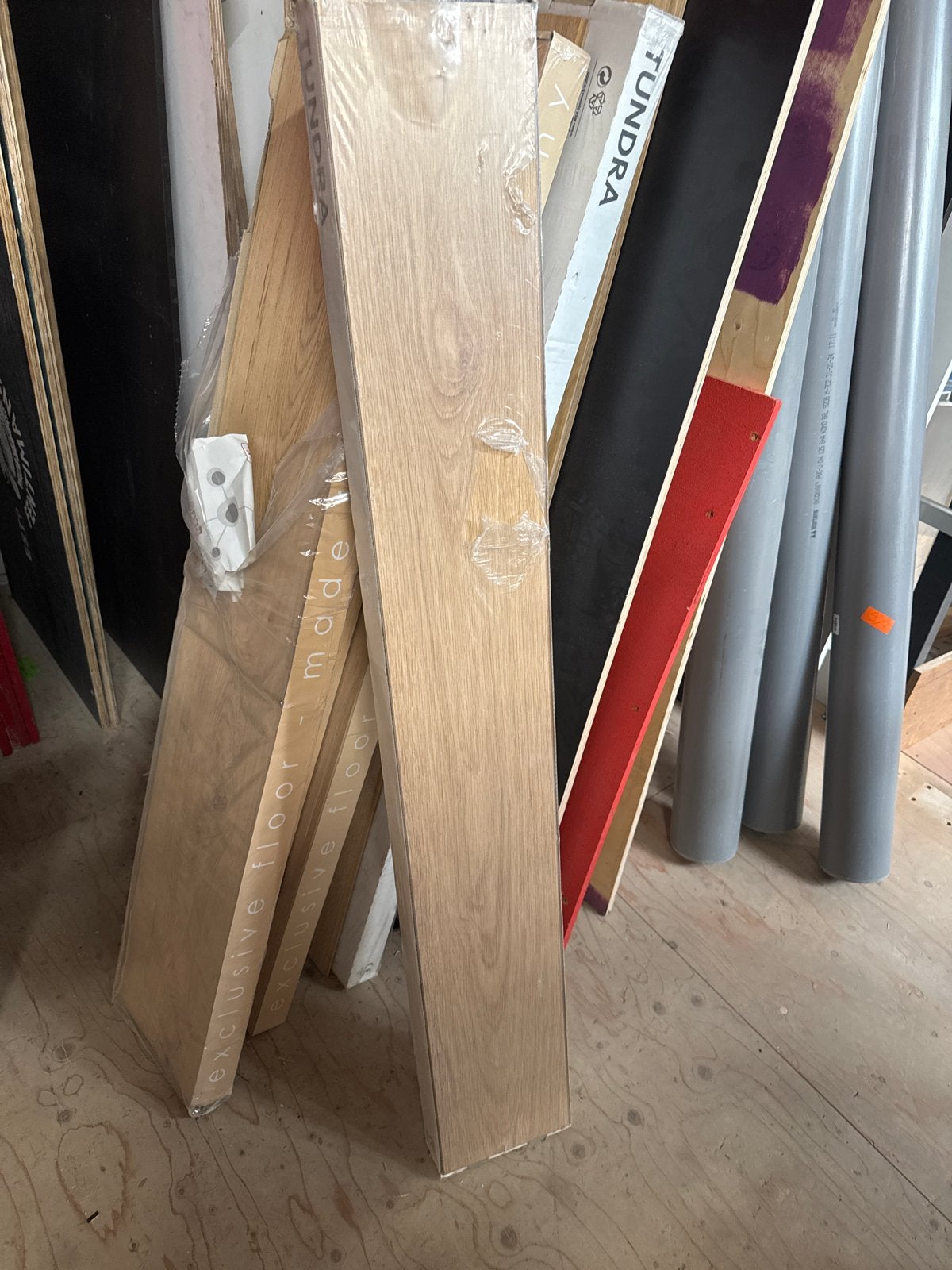 2 pakken IKEA Tundra laminaat vloerdelen - licht hout, Ophalen, Nieuw, Beige