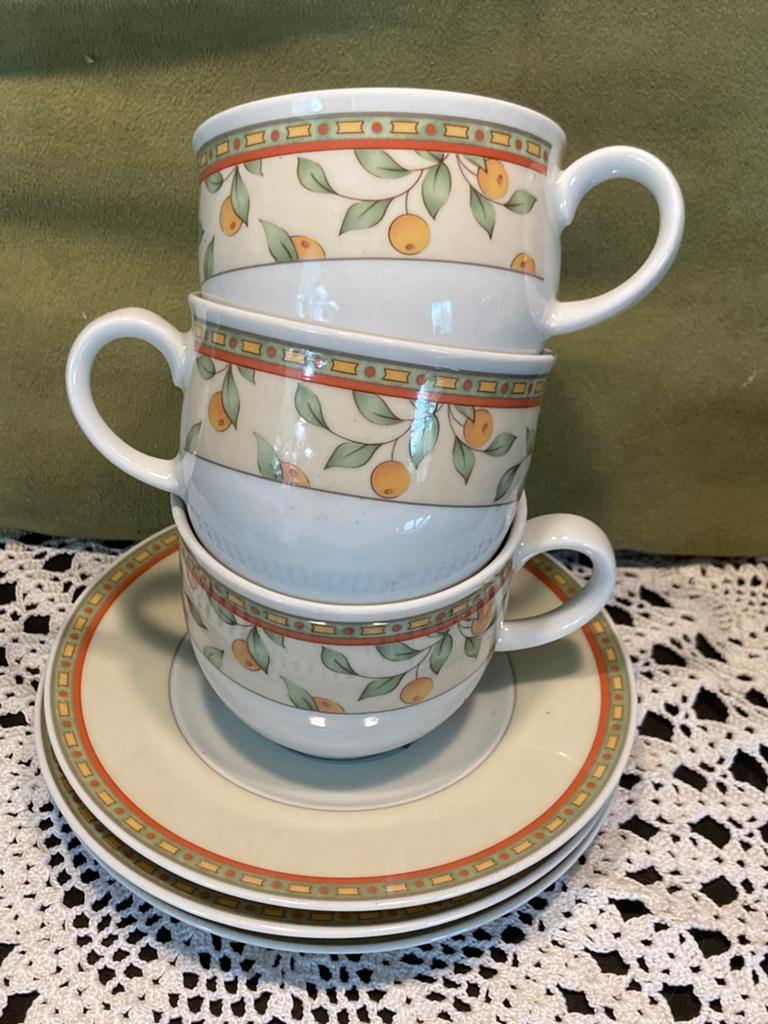 Kop en schotel Art+Design Koffietijd (180526), Ophalen of Verzenden, Zo goed als nieuw, Overige stijlen, Kop(pen) en/of Schotel(s)
