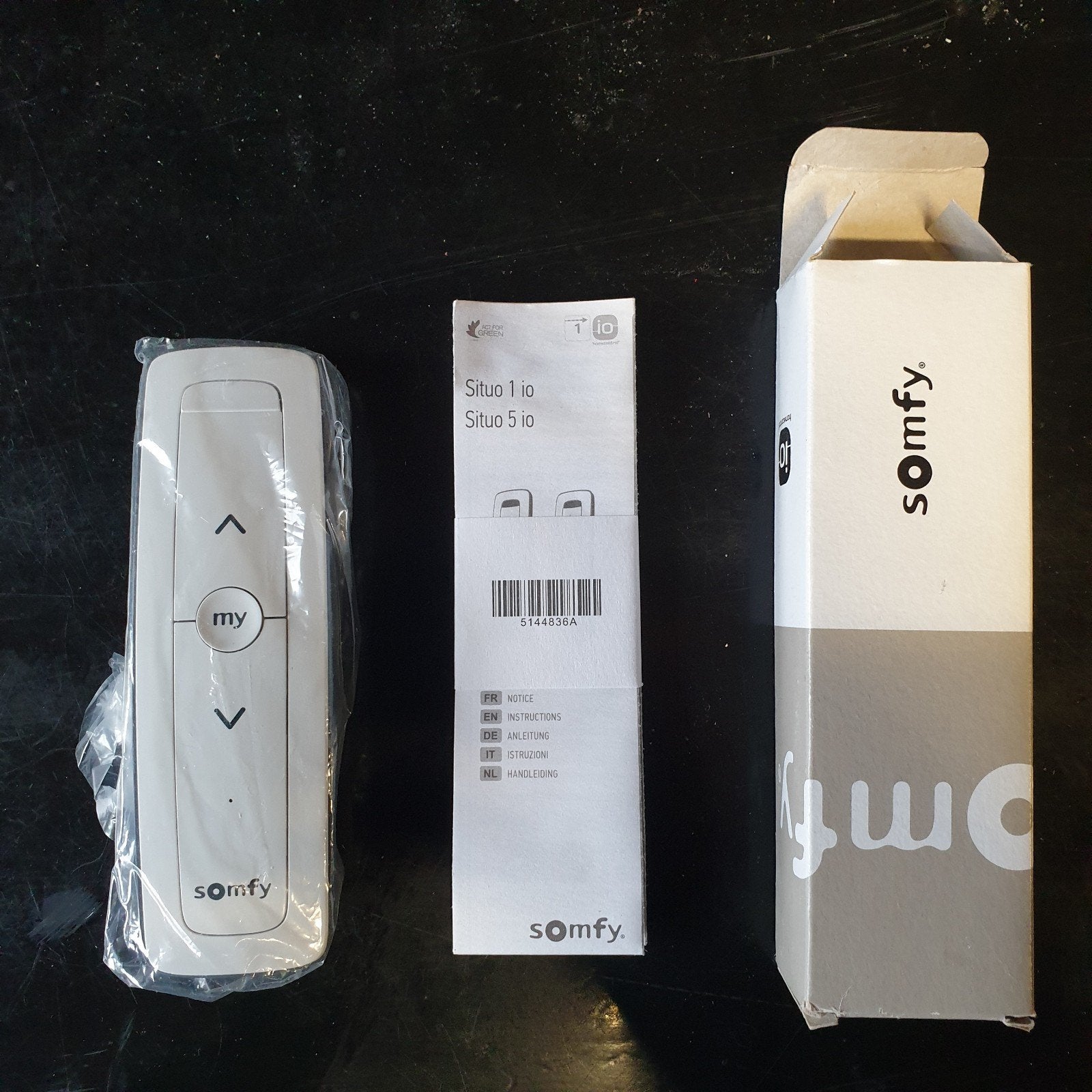 Nieuwe Somfy  telis 1  io, Minder dan 100 cm, Wit, Nieuw, Ophalen of Verzenden