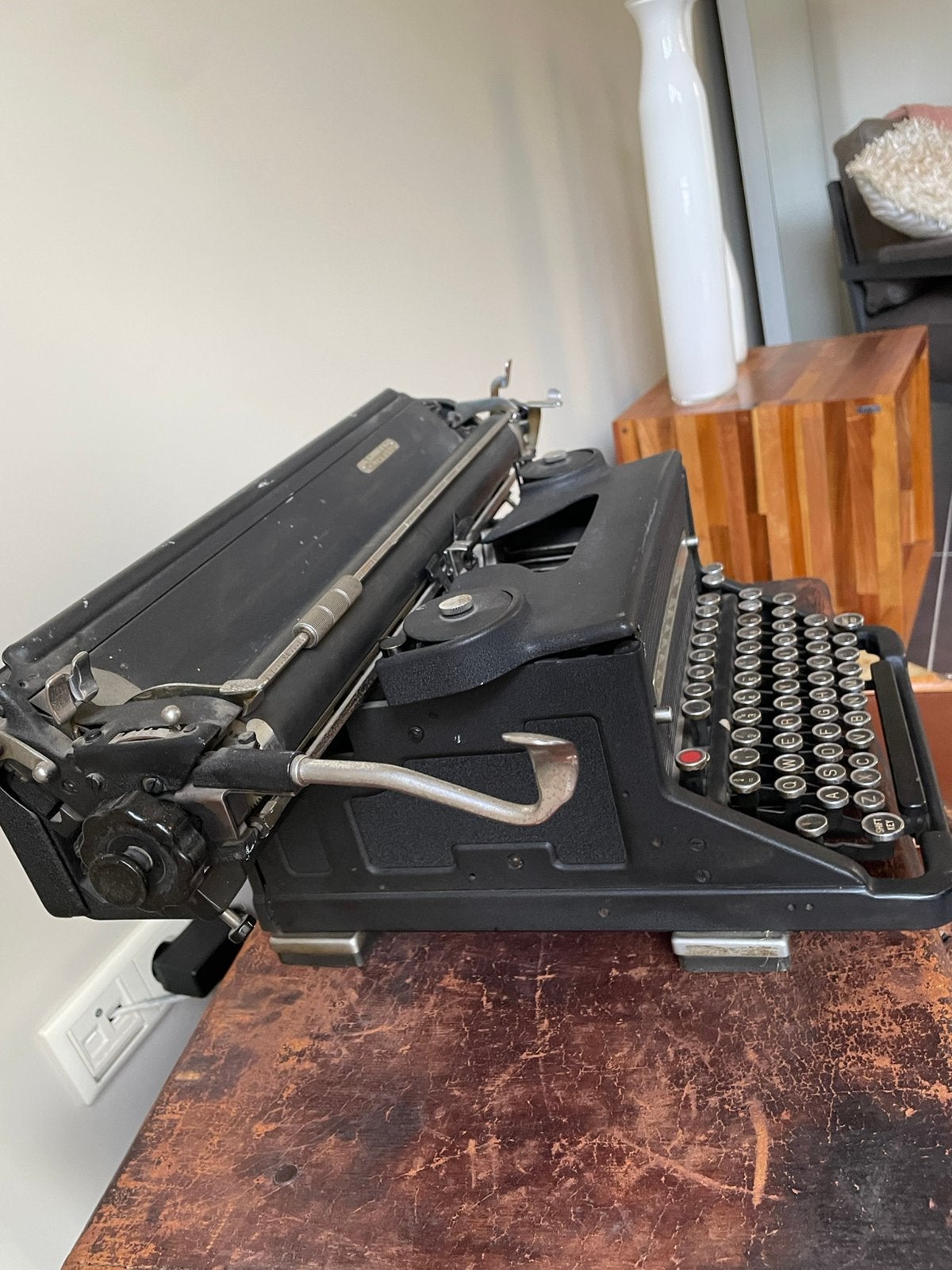 Antieke Olivetti schrijfmachine M40, Ophalen, Gebruikt