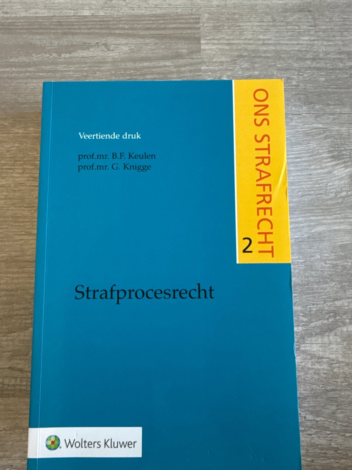 Ons Strafrecht 2: Strafprocesrecht (Veertiende druk), Ophalen of Verzenden, Gamma, Nieuw, WO