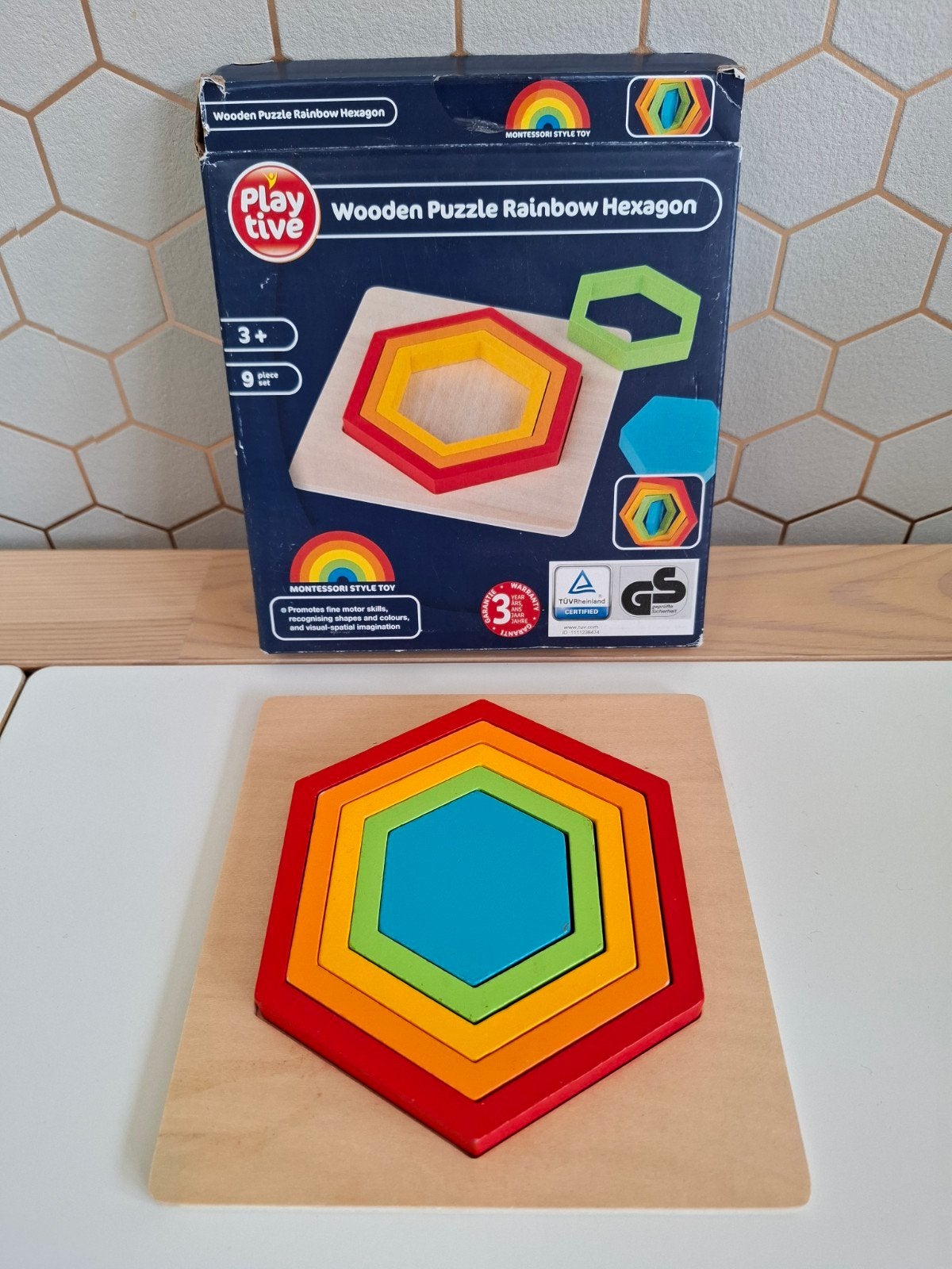 Puzzel Montessori Speelgoed, Ophalen of Verzenden