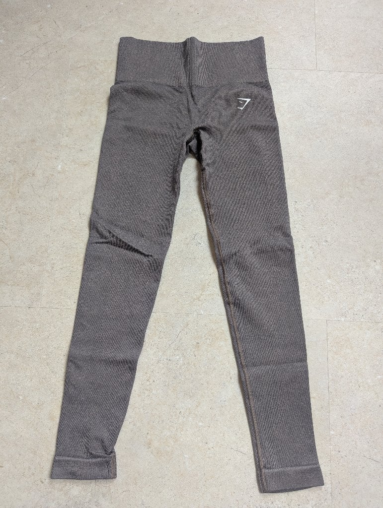 Gymshark Legging - Maat XS, Bruin, Verzenden, Maat 34 (XS) of kleiner, Gymshark