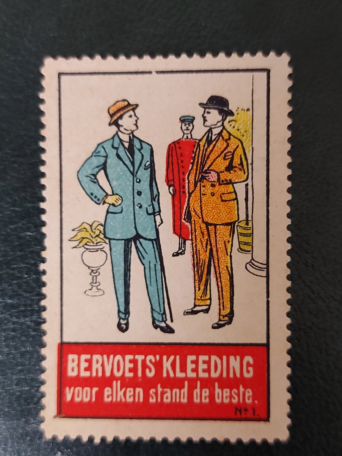 Sluitzegel Bervoets Kleeding Sneek Zwolle Apeldoorn, Verzamelen, Verzenden, Overige typen