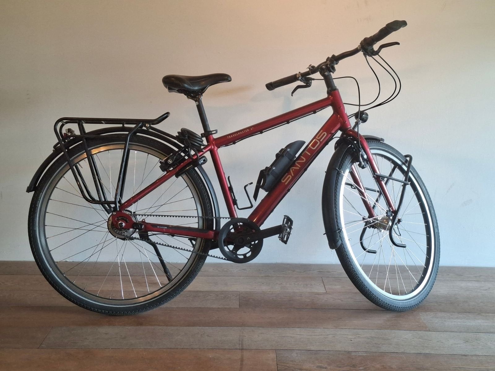 Santos Travelmaster 2+, maat 49 Rohloff, Overige merken, 28 inch, Gebruikt, 10 tot 15 versnellingen