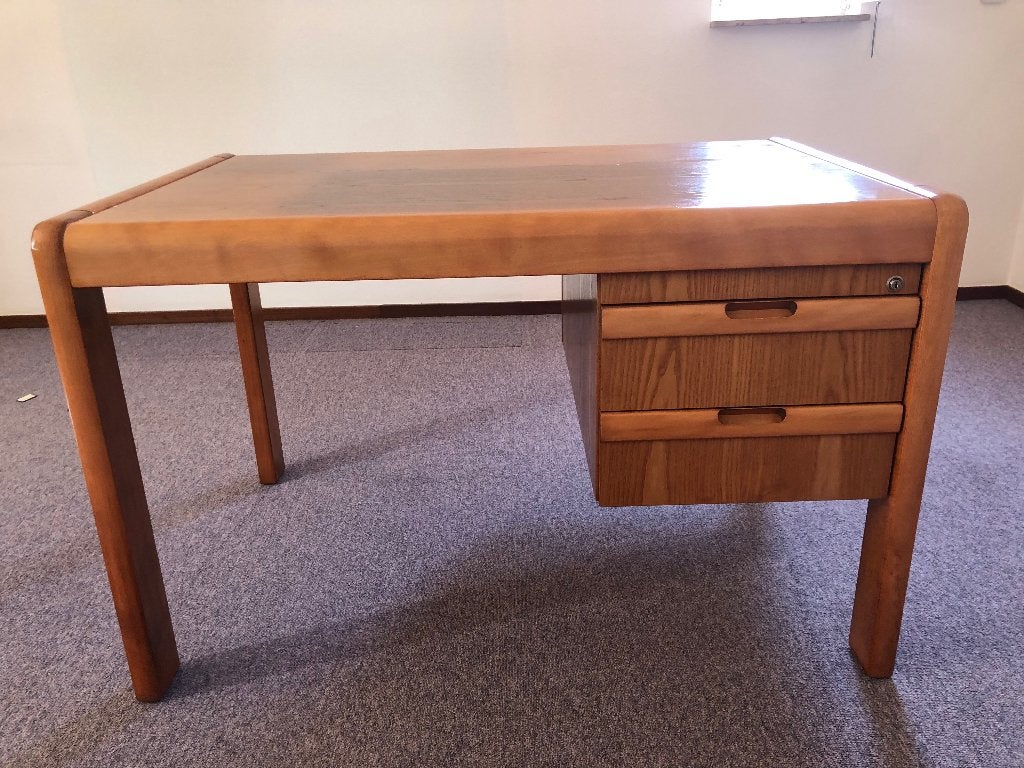 Vintage bureau Deens design, Ophalen, Overige typen, Gebruikt, 115 cm