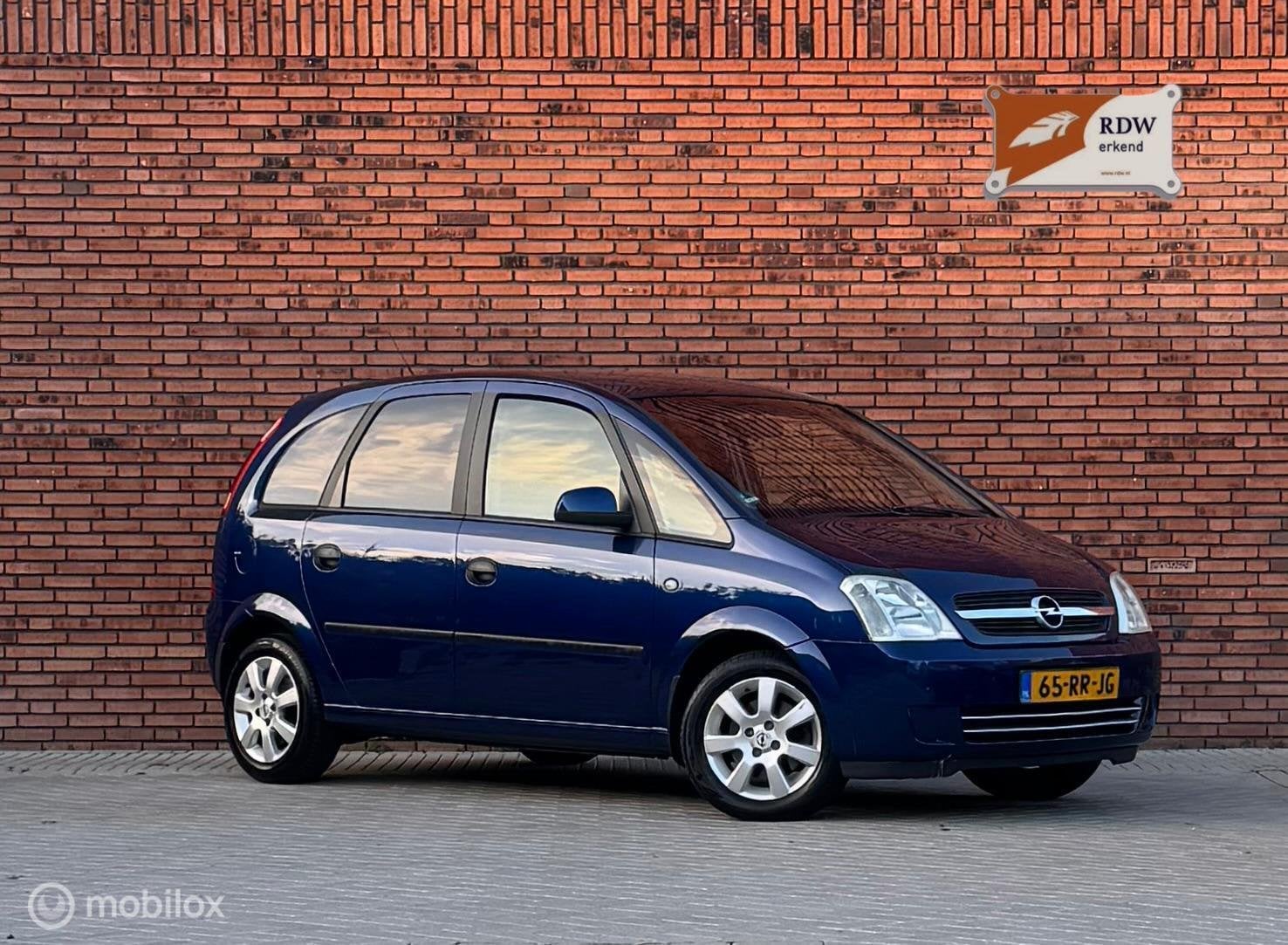 Opel Meriva 1.8-16V CosmoAUT, NEW APK,CLIMATR, Auto's, 125 pk, 4 cilinders, Blauw, 1796 cc