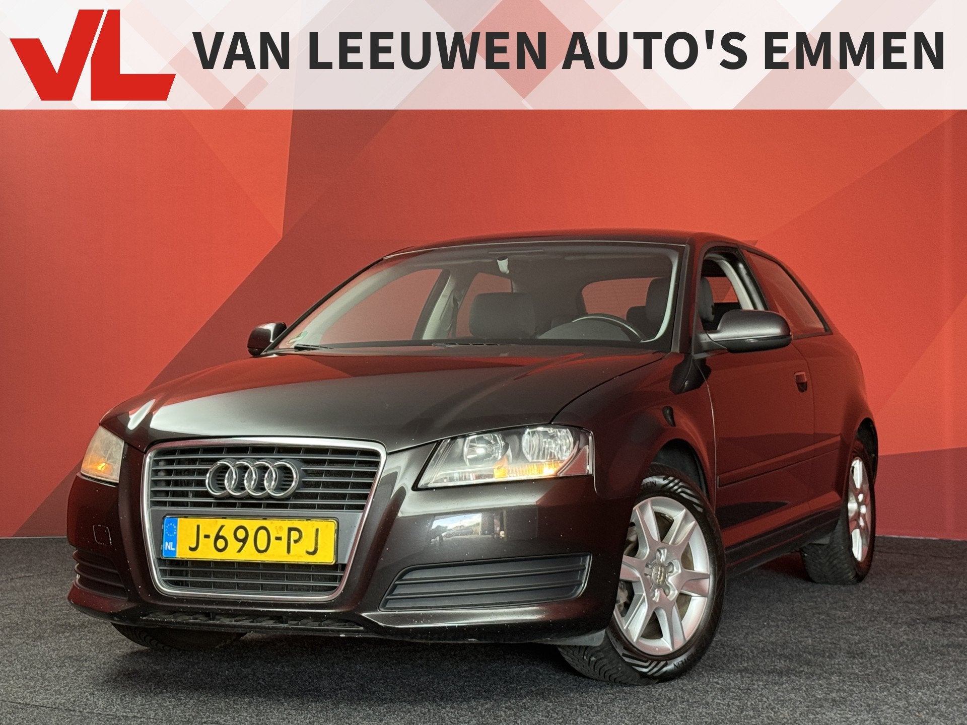 Audi A3 1.6 Attraction | Lees Tekst | Zo Mee | Read Text, Auto's, Voorwielaandrijving, 1160 kg, Gebruikt, Zwart