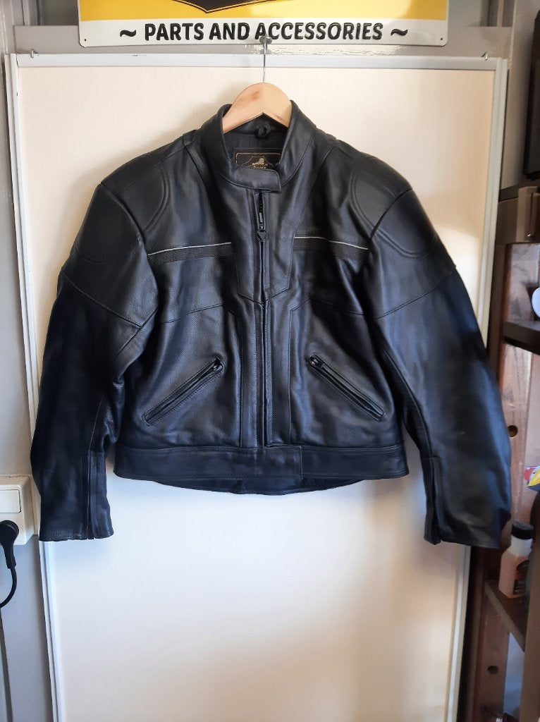 Orina motorjas leer maat 46 motor jas leder jas maat 46, Motoren, Pascalstraat 6 1704 RD Heerhugowaard, Dames, Jas | leer, Ophalen of Verzenden