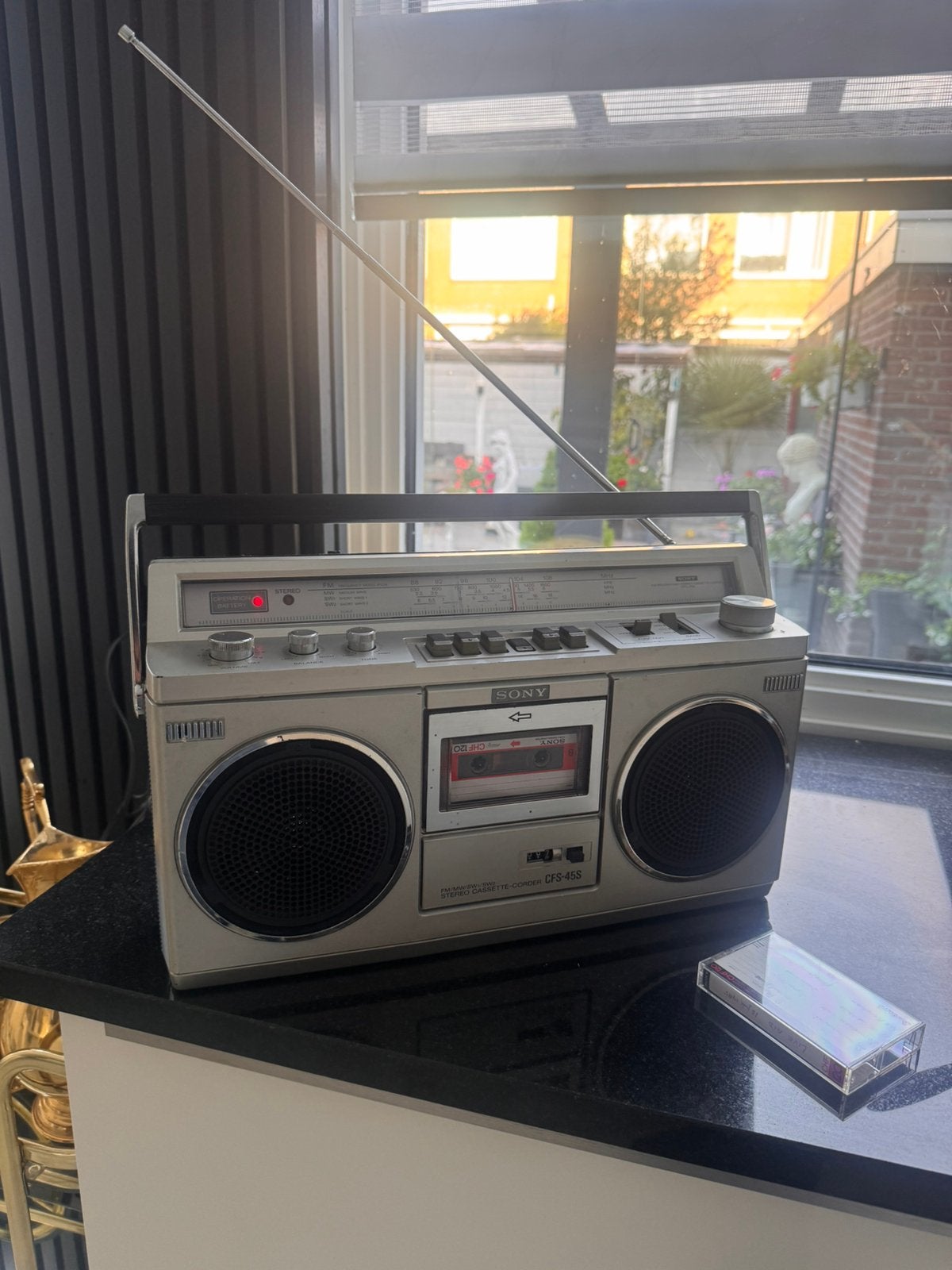 Prachtige Sony radio cassetterecorder/boombox/ghettoblaster, Ophalen of Verzenden, Gebruikt
