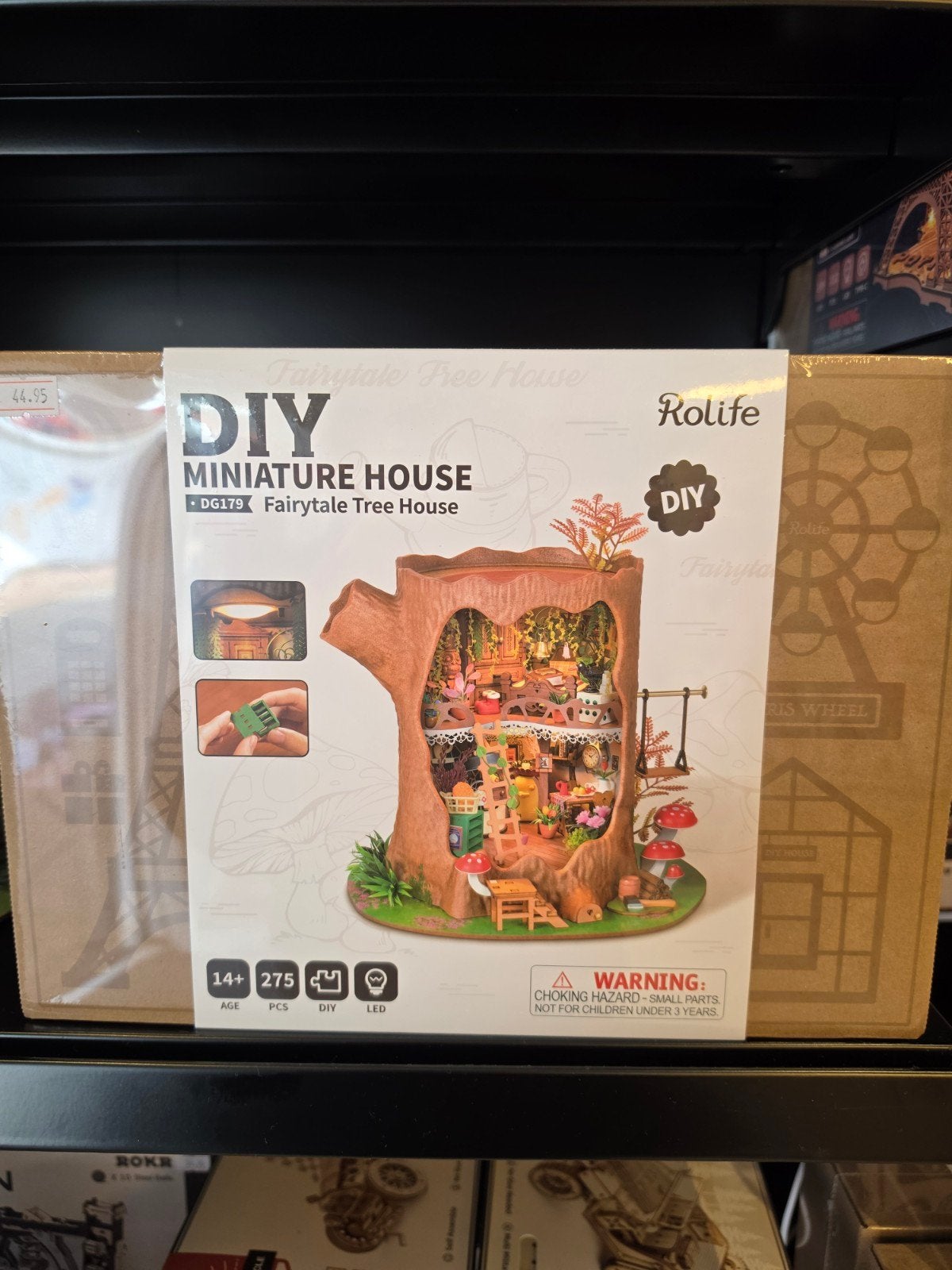 DIY Miniatuur Huisje - Sprookjes Boomhut, Hobby en Vrije tijd, Fantasie, Handgemaakt, Nieuw, Meerkleurig
