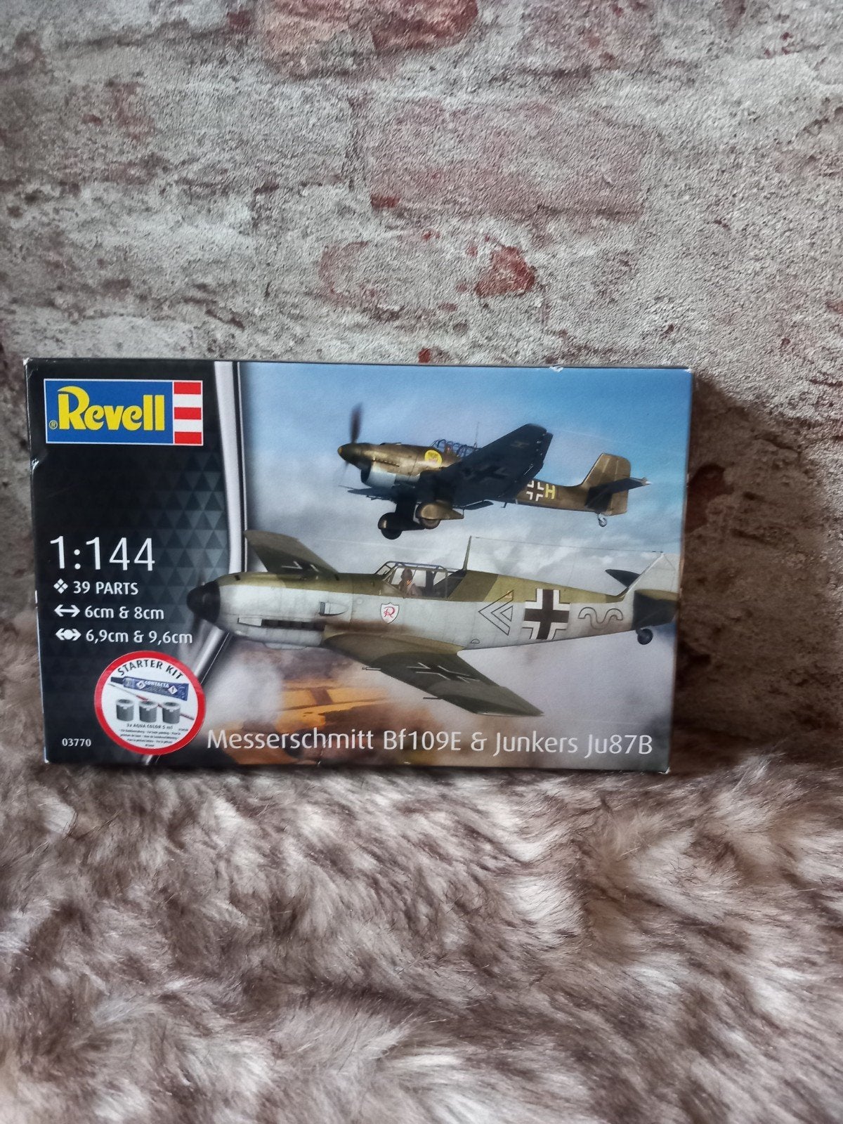 Revell Messerschmitt Bf109E & Junkers Ju87B Modelbouwset, 1:144 tot 1:200, Revell, Nieuw, Ophalen of Verzenden
