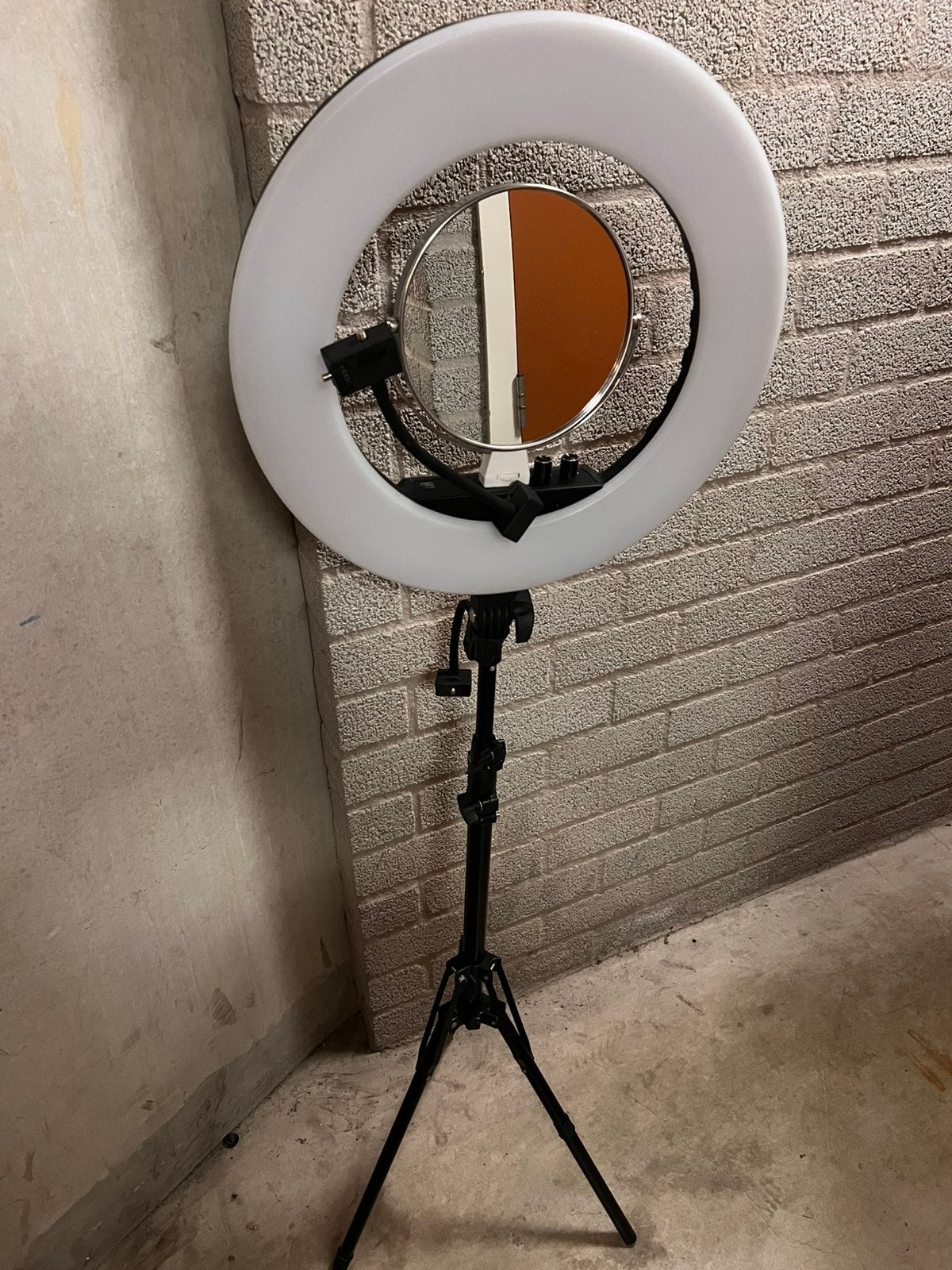 18 Inch LED Ringlamp met Statief & Telefoonhouder, Ophalen of Verzenden, Zo goed als nieuw