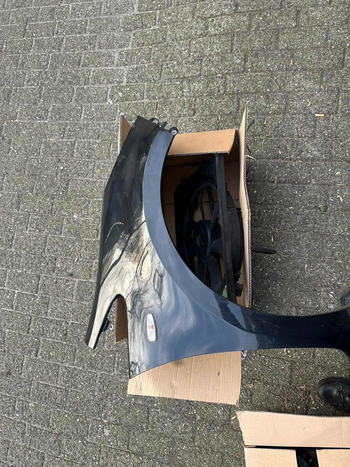 Kia Rio voorspatbord rechts, Ophalen of Verzenden, Rechts, Kia, Spatbord